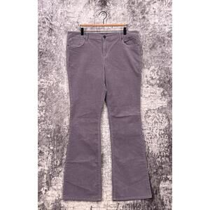 KUT From The Kloth Pants 18 Womens Karen Baby Bootcut Purple Corduroy
